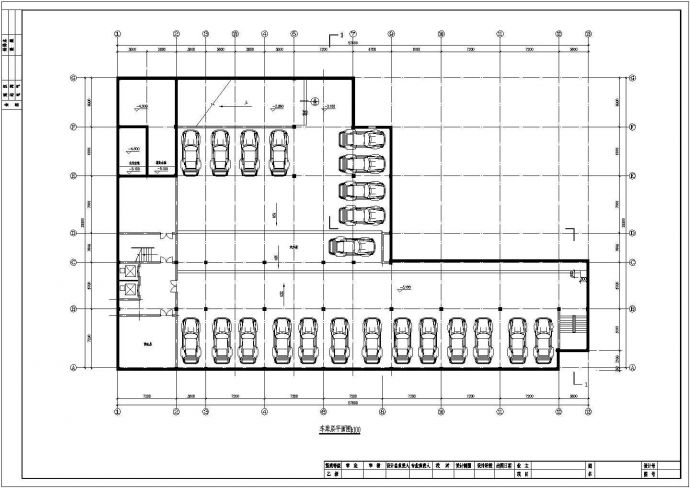 【泰安市】某旅馆规划设计建筑方案图_图1