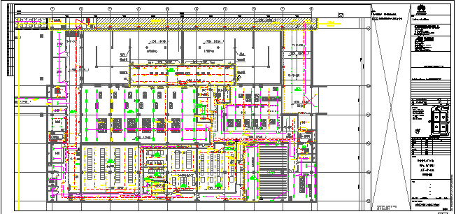 工业厂房-工业厂房-电气-地下室04地下一层-照明平面图