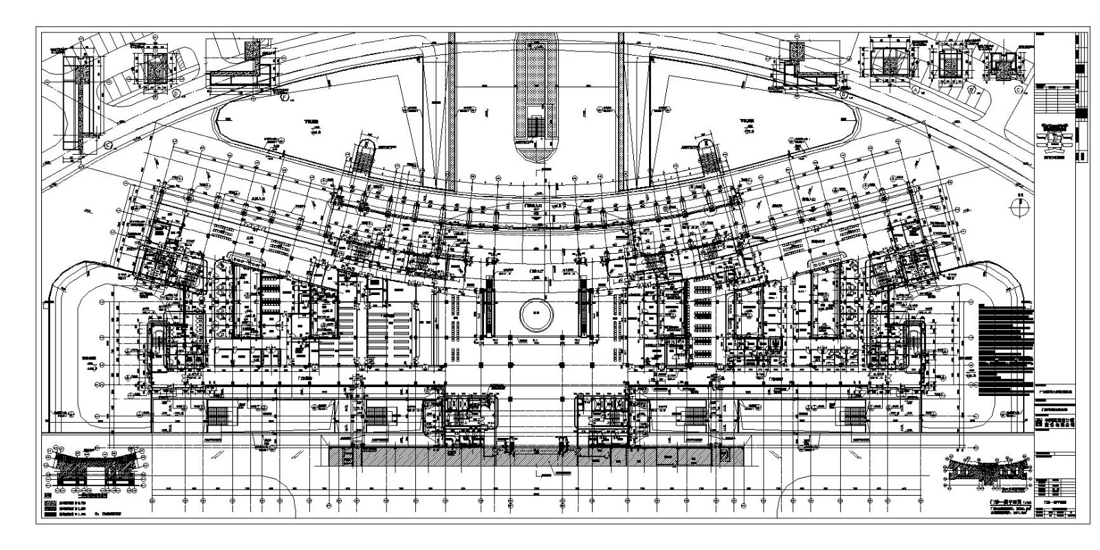 2020大型医院施工项目建筑全套CAD图纸