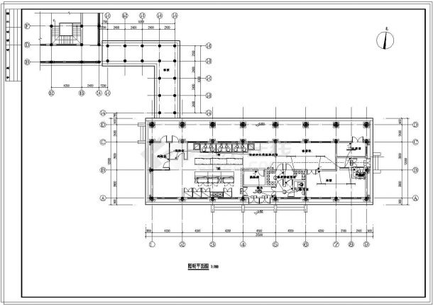 【河南】最新古建厨房电气设计施工图-图二