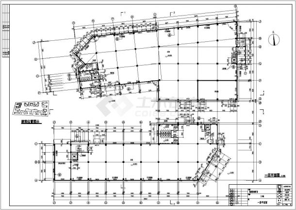 五层框架结构医疗产业园标准厂房结构施工图（含建筑图）-图二