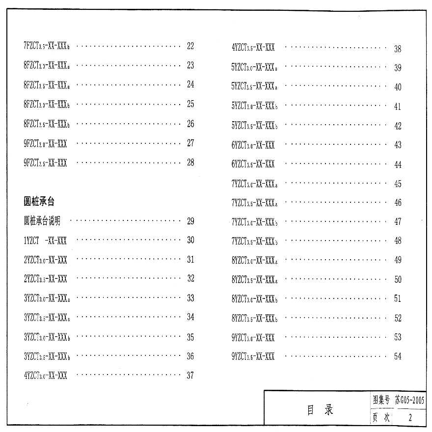 苏G05-2005钢筋混凝土桩承台-图二