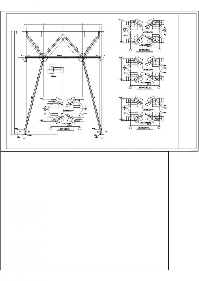 【西安】某多层综合楼结构施工图（钢结构）_图1