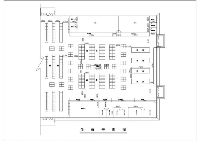 【湖州市】某超市建筑规划总设计图_图1