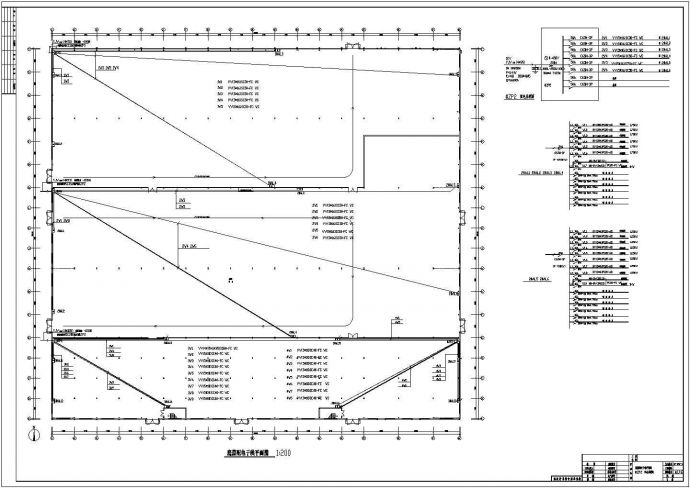 【上海】某厂房电气CAD施工设计图纸_图1
