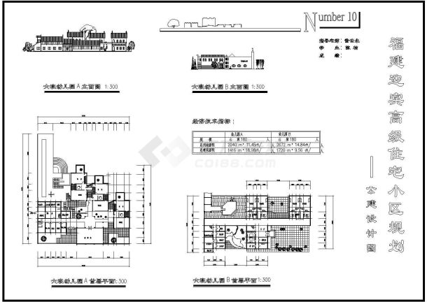 【福建】某迎宾高级住宅小区规划图纸-图二