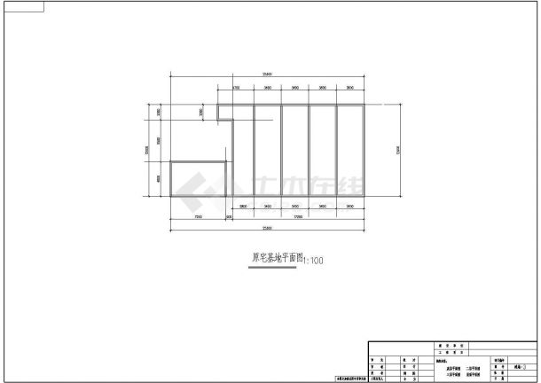 【江苏省】三层底框结构办公楼建筑设计图-图二