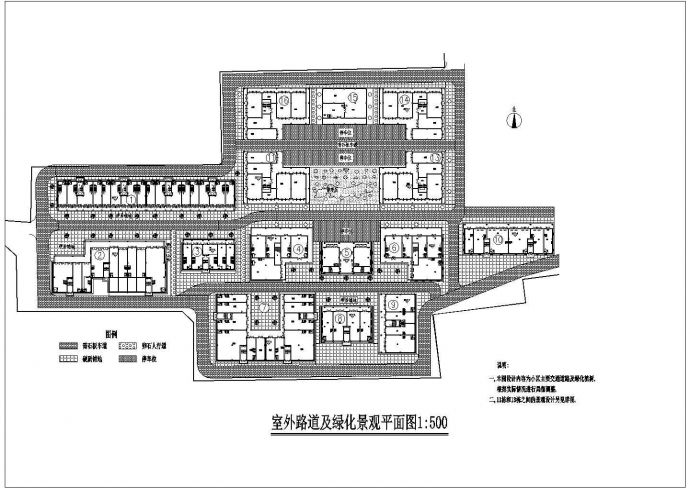 金鑫小区室外设计图全套给排水及电气施工设计图_图1