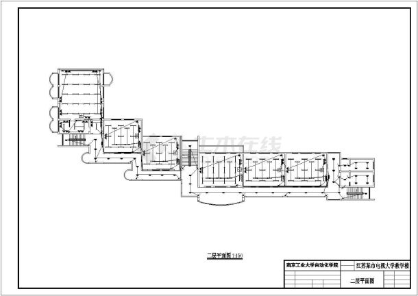 【合肥市】某教学楼电气设计方案图-图二