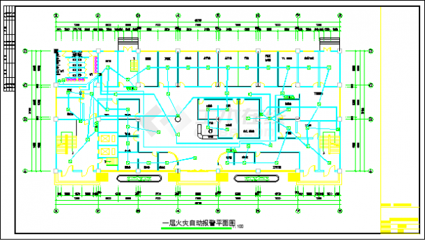 某大型医院体检中心电气设计CAD参考平面图-图二