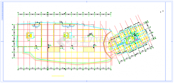 【河北】大型商业广场空调通风及防排烟系统设计施工图（含采暖设计）-图一