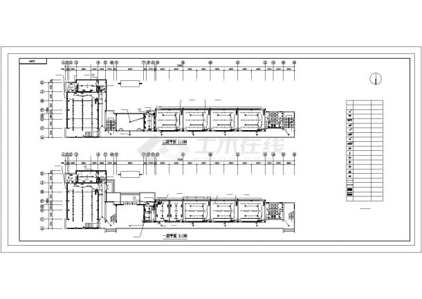【盐城市】市中心二层教学楼电气设计方案图-图二