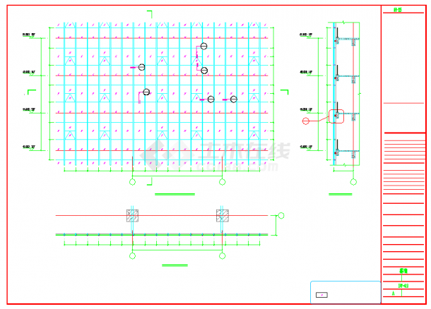 经典幕墙装修设计CAD图-图二