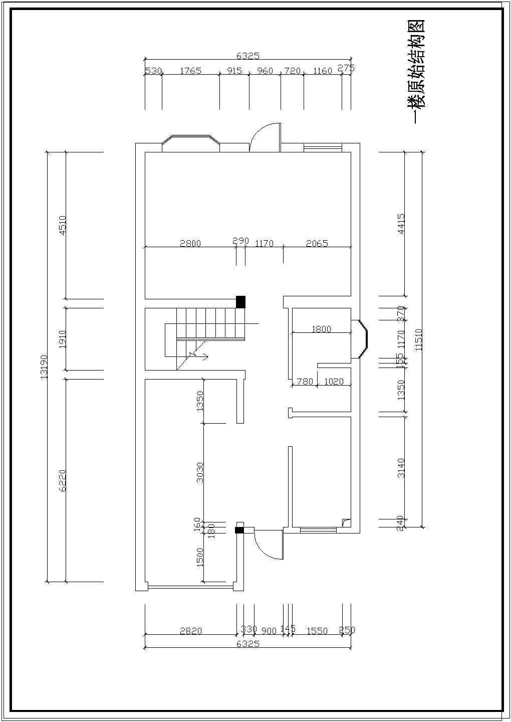 某3层别墅建筑室内装修设计施工图