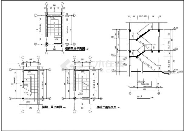 【浙江】某地全套现代别墅设计施工图纸-图二