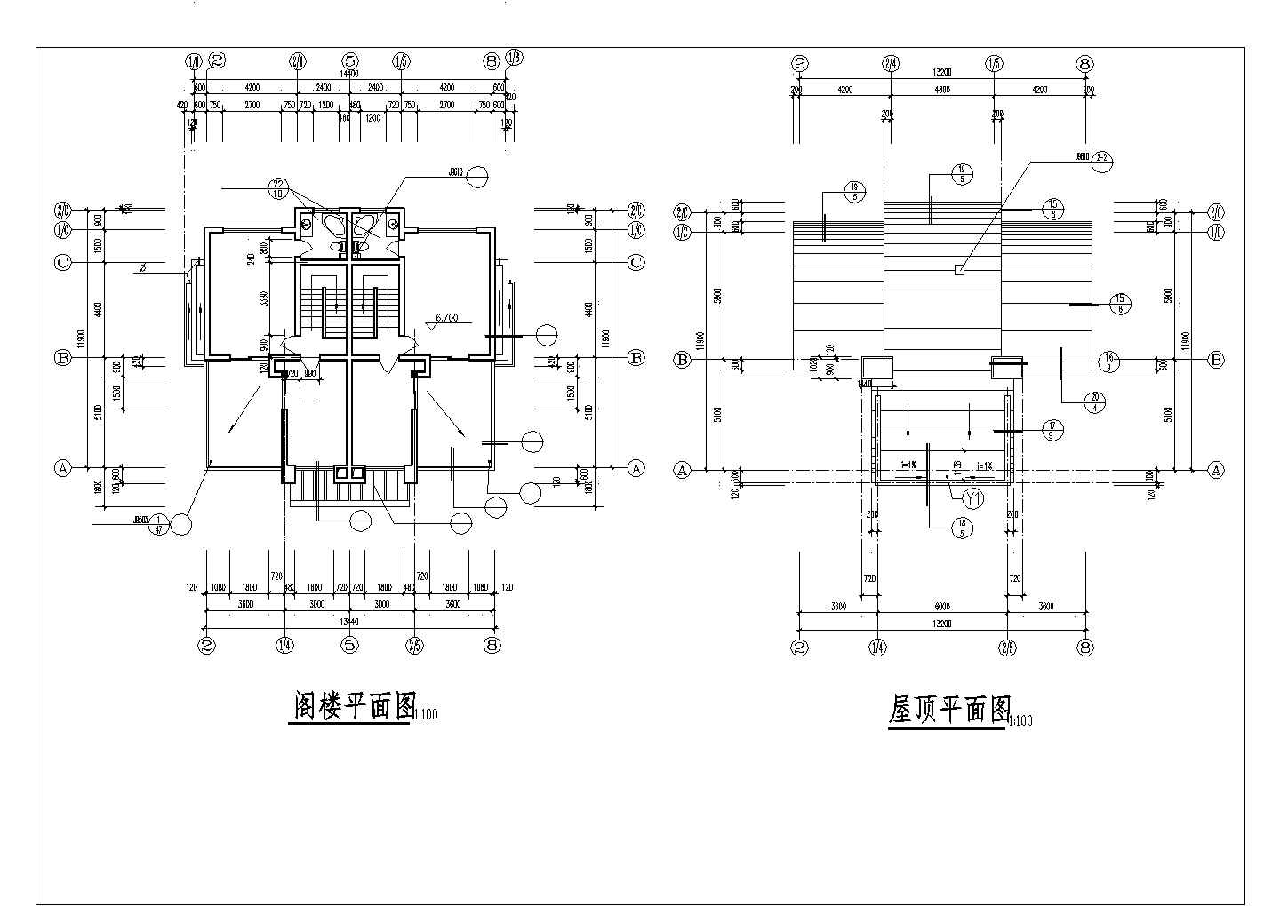 【浙江】某地全套现代别墅设计施工图纸