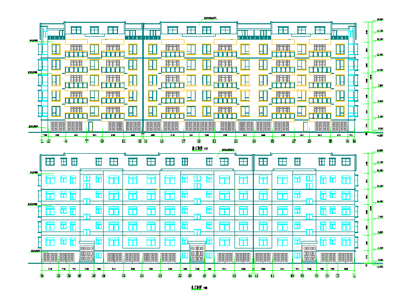 某五层住宅楼建筑施工套图（带节能设计）