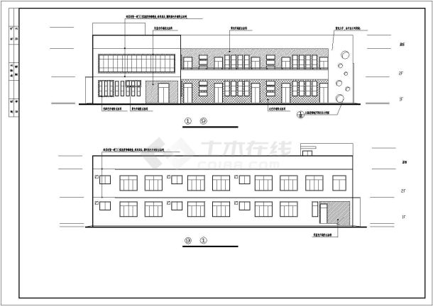 某地小型某幼儿园建筑施工图（全集）-图一