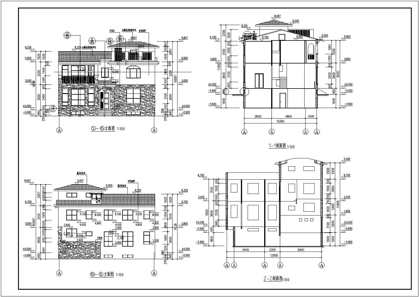 某大型住宅楼设计施工图纸（全集）
