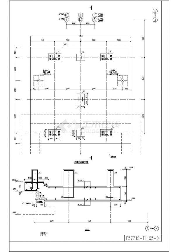 某地小型热电厂建筑施工图（共2张）-图二