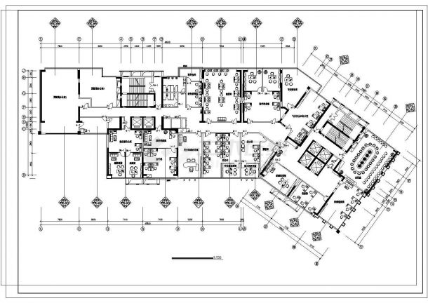 某航空公司综合楼室内装饰设计图-图一