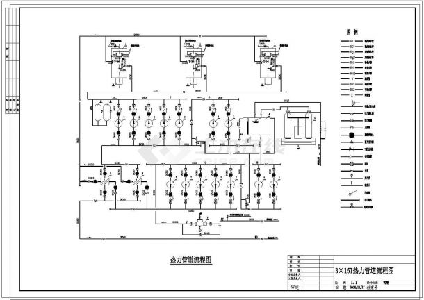 【宁夏】某燃气锅炉房工艺设计施工图纸-图一