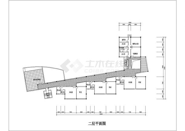 深圳某小区幼儿园平面电气设计安装图-图二