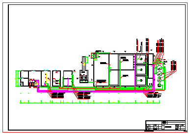 某地中学污水处理设施施工图纸-图一