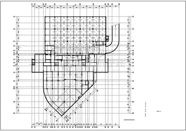 某地十三层框剪结构住宅结构施工图纸-图二