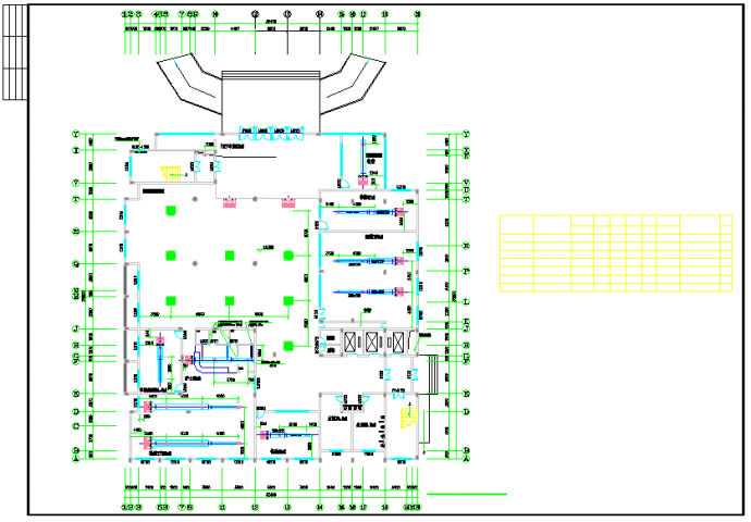 多层门诊综合大楼空调通风及防排烟系统设计施工图_图1