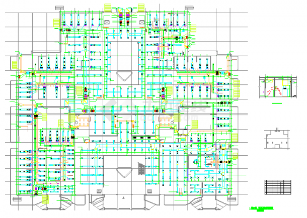 【河南】多层医疗建筑空调通风及防排烟系统设计施工图（含节能设计）-图一