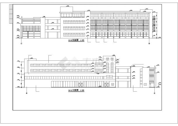 【江苏省】某标准厂房建筑施工图设计图纸-图二