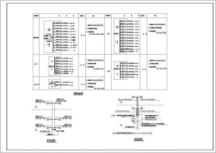 江苏某地二层综合楼电气设计绘制图_图1