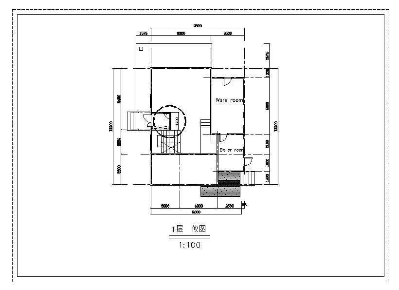 某独栋别墅建筑装修图