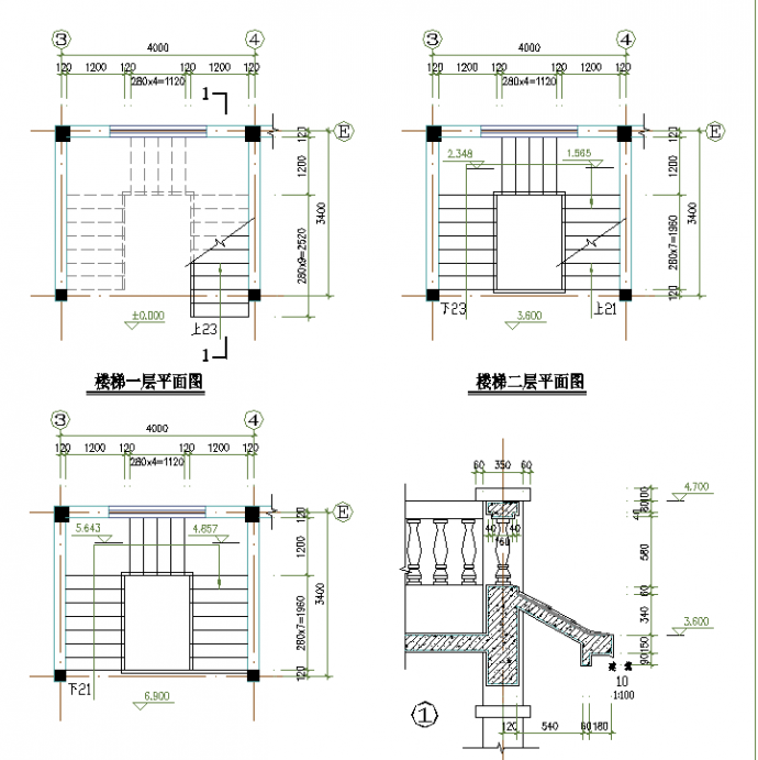 某地单体别墅建筑图CAD图纸_图1