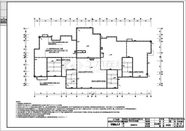 华美达3#楼全套建筑电气设计图纸-图二