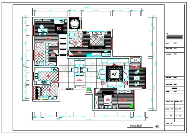 现代温馨三居室竣工图（含效果图及设计说明）-图二