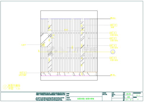 大气品质超凡售楼处室内设计施工图（全套设计文件，推荐！）-图二
