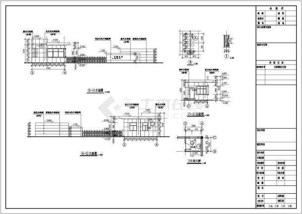 【江苏省】某工厂车间建筑施工设计图纸-图一