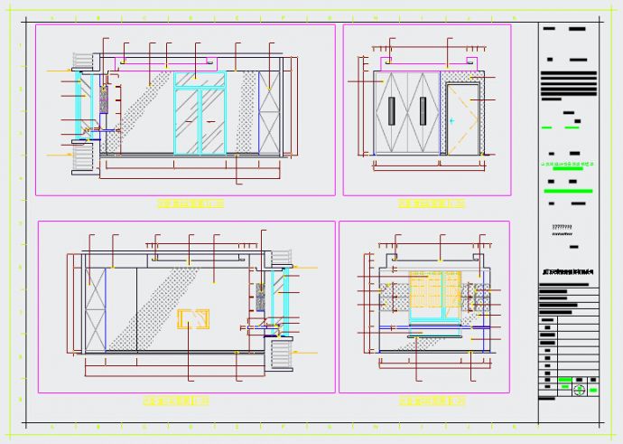 新中式雅致两层别墅施工图（含效果图）_图1