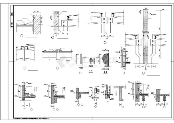 【江苏省】某工厂钢结构车间建筑设计图-图二