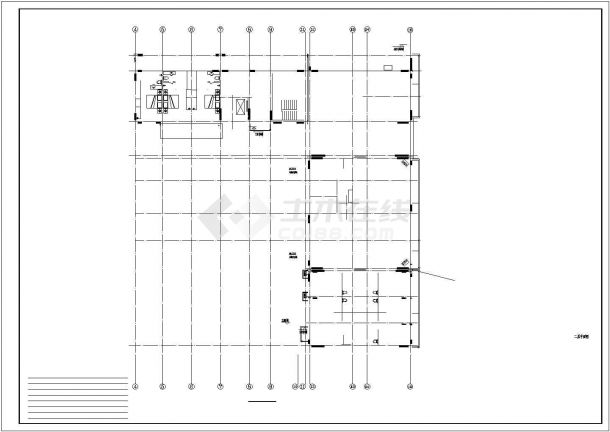  Construction drawing of modern business building on the 6th floor (commercial plus hotel) - Figure 1