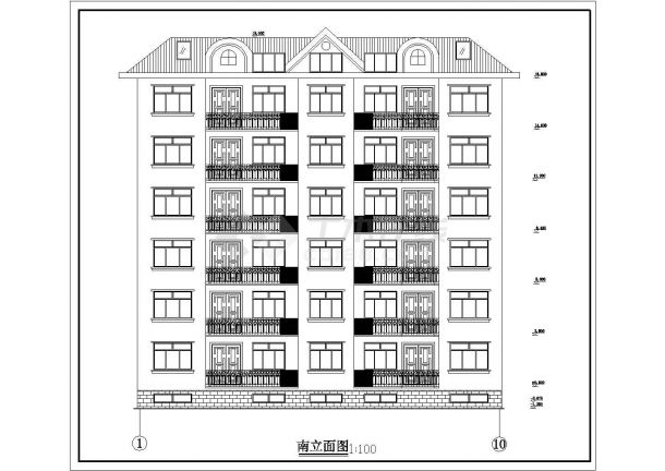 【北京市】某地区住宅建筑设计方案图-图二
