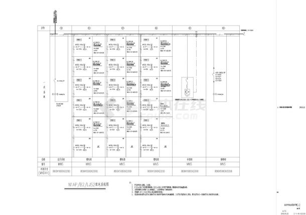 E-1-40-03.03A 北区地下二层冷机水泵房详图CAD图.dwg-图一