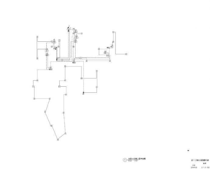 E-1-51-1103 北区11号楼三层消防报警平面CAD图.dwg_图1