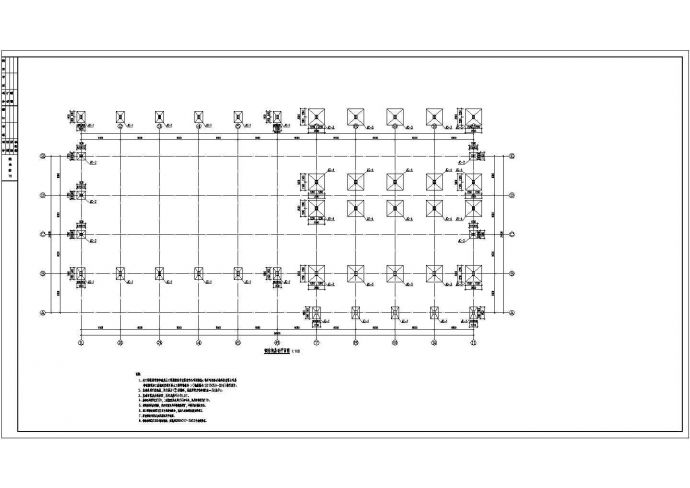 某2000平米门式钢架厂房结构设计施工图_图1