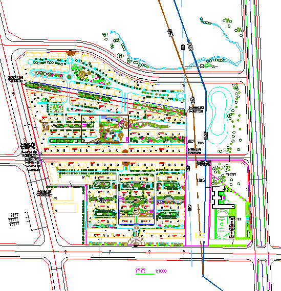 某大型小区方案规划设计_图1
