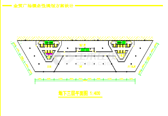 【重庆】金贸商业广场设计方案图纸-图一