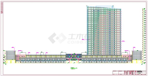 30万平购物广场城市综合体建筑结构施工图-图一