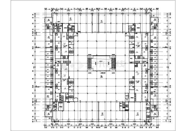 某地大型超市建筑设计施工图（全套）-图二